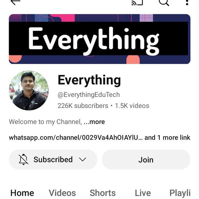 Channel Photo